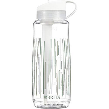 Brita Hard Sided Water Filtration Bottle - Clear - Case of 4 - 1 Count