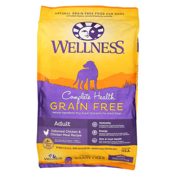 Wellness Pet Products Dog Food - Grain Free - Chicken Recipe - 12 lb. Wellness Pet Products Dog Food - Grain Free - Chicken Recipe - 12 lb.