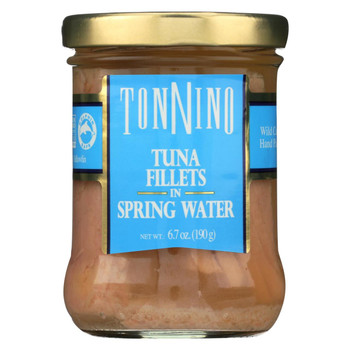 Tonnino Tuna Fillets - Spring Water - Case of 6 - 6.7 oz.