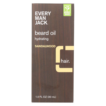 Every Man Jack Beard Oil - Sandalwood - 1 oz. Every Man Jack Beard Oil - Sandalwood - 1 oz.