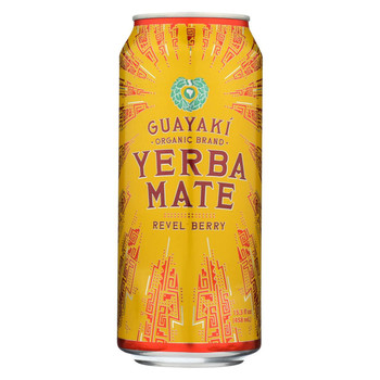 Guayaki Yerba Mate - Revel Berry - Case of 12 - 15.5 Fl oz.