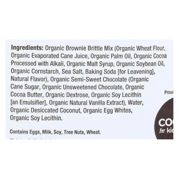 Sheila G's Organic Brownie Brittle - Chocolate and Toasted Coconut - Case of 12 - 5 oz. Sheila G's Organic Brownie Brittle - Chocolate and Toasted Coconut - Case of 12 - 5 oz.