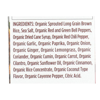 Lundberg Family Farms Organic Sprouted Rice - Thai Red Curry - Case of 6 - 6 oz Lundberg Family Farms Organic Sprouted Rice - Thai Red Curry - Case of 6 - 6 oz