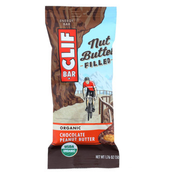 Clif Bar Organic Nut Butter Filled Energy Bar - Chocolate Peanut Butter - Case of 12 - 1.76 oz. Clif Bar Organic Nut Butter Filled Energy Bar - Chocolate Peanut Butter - Case of 12 - 1.76 oz.