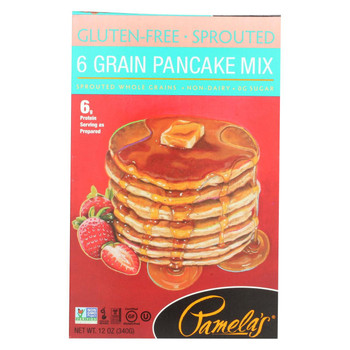 Pamela's Products Grain Pancake Mix - Sprouted - Case of 6 - 12 oz.