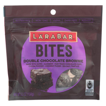 Larabar Bites - Double Chocolate Brownie - Case of 6 - 5.3 oz. Larabar Bites - Double Chocolate Brownie - Case of 6 - 5.3 oz.