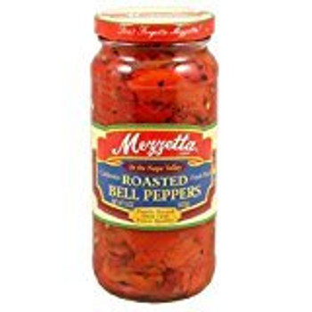 Mezzetta Peppers - Roasted Red Bell - Case of 12 - 10 oz