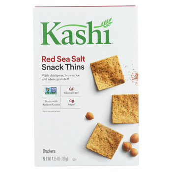 Kashi Teff Thins - Red Sea Salt - Case of 6 - 4.25 oz