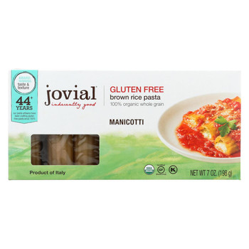 Jovial - Gluten Free Pasta - Manicotti - Case of 12 - 7 oz.