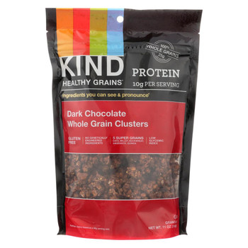 Kind Dark Chocolate Whole Grain Clusters - Case of 6 - 11 oz.