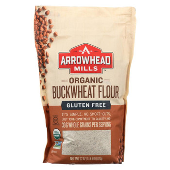 Arrowhead Mills - Organic Bukwheat Flour - Gluten Free - Case of 6 - 22 oz.