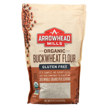 Arrowhead Mills - Organic Bukwheat Flour - Gluten Free - Case of 6 - 22 oz. Arrowhead Mills - Organic Bukwheat Flour - Gluten Free - Case of 6 - 22 oz.