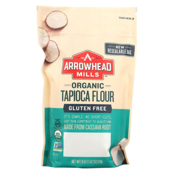 Arrowhead Mills - Organic Tapica Flour - Case of 6 - 18 oz.