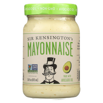 Sir Kensington's Avocado Oil Mayonnaise - Case of 6 - 16 Fl oz. Sir Kensington's Avocado Oil Mayonnaise - Case of 6 - 16 Fl oz.