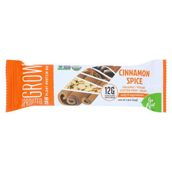 Go Raw Protein Bar - Cinnamon Spice - Case of 12 - 1.9 oz.