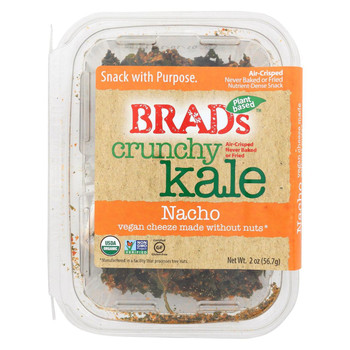 Brad's Raw Foods Crunchy Kale - Naked - Case of 6 - 2 oz. Brad's Raw Foods Crunchy Kale - Naked - Case of 6 - 2 oz.