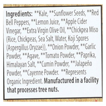Brad's Raw Foods Crunchy Kale - Naked - Case of 6 - 2 oz. Brad's Raw Foods Crunchy Kale - Naked - Case of 6 - 2 oz.