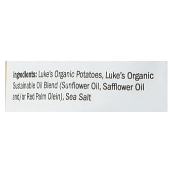 Luke's Organic Potato Chips - Sea Salt - Case of 9 - 4.5 oz.