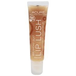 Acure Lip Lush Lip Gloss - Birthday Suit - .5 oz.