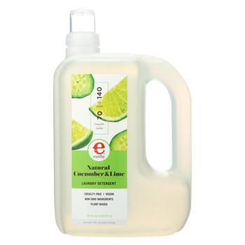 Earthy Liquid Laundry Detergent - Cucumber & Lime - Case of 4 - 70 oz