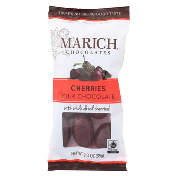 Marich Chocolate Cherries - Case of 12 - 2.3 oz