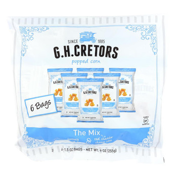G.H. Cretors Popcorn - Chicago Mix - Case of 9 - 6/1.5 oz