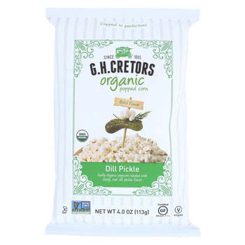 G.H. Cretors Organic Popcorn - Dill Pickle - Case of 12 - 4 oz G.H. Cretors Organic Popcorn - Dill Pickle - Case of 12 - 4 oz