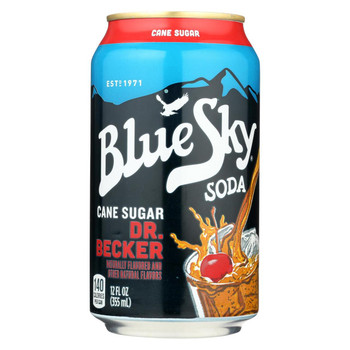 Blue Sky - Natural Soda - Dr. Becker - Case of 4 - 12 oz.