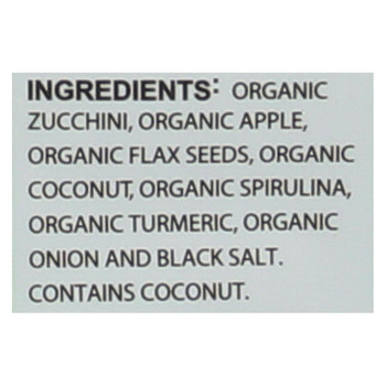 Warp Organic Veggie Flatbread - Spirulina - Case of 8 - 5.3 oz.