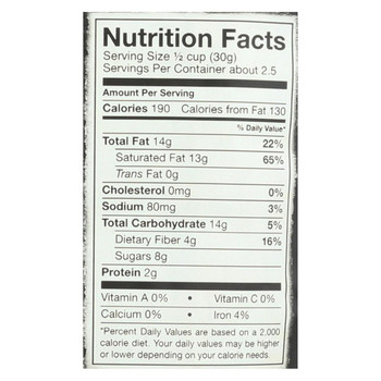 Bare Fruit Organic Coconut Chips - Coffee Bean - Case of 12 - 2.8 oz
