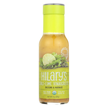 Hilary's Eat Well - Salad Dressing - Chili - Lime Vinaigrette - Case of 6 - 8 oz.
