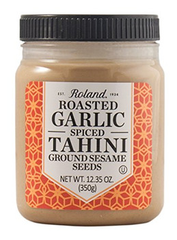 Roland Roasted Tahini - Garlic - Case of 6 - 12.35 oz.