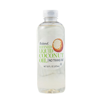 Roland Coconut Oil - Refined Liquid - Case of 6 - 16 oz.