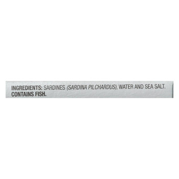 Wild Planet Wild Sardines - Skinless & Boneless Fillets in Water - Case of 12 - 4.25 oz Wild Planet Wild Sardines - Skinless & Boneless Fillets in Water - Case of 12 - 4.25 oz
