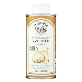 La Tourangelle French Infused Garlic Oil - Case of 6 - 8.45 Fl oz.
