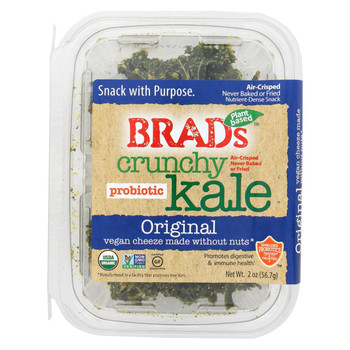 Brad's Plant Based Organic Crunchy Kale - Original - Case of 6 - 2.0 oz