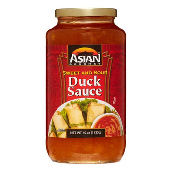 Asian Gourmet Sauce - Sweet & Sour - Duck - Case of 6 - 40 fl oz Asian Gourmet Sauce - Sweet & Sour - Duck - Case of 6 - 40 fl oz