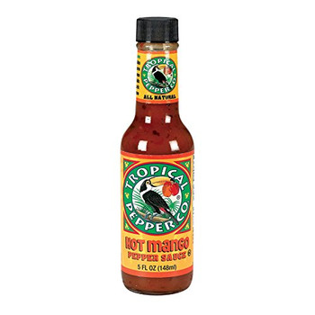 Tropical Pepper Sauce - Hot Mango - Case of 12 - 5 fl oz