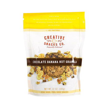 Creative Snacks - Granola - Chocolate - Banana - Case of 6 - 12 oz