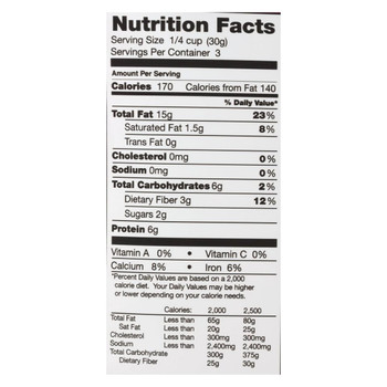 Creative Snacks - Almonds - Raw - Case of 6 - 3 oz