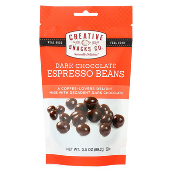 Creative Snacks - Espresso Beans - Case of 6 - 3.5 oz