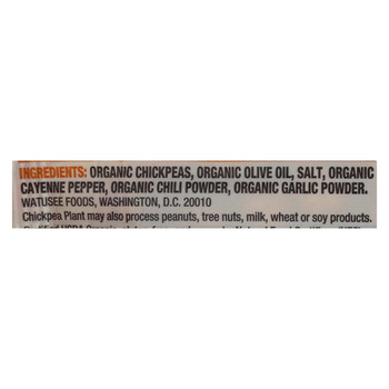 Watusee Foods Organic Chickpeas - Spicy Cayenne - Case of 8 - 1 oz