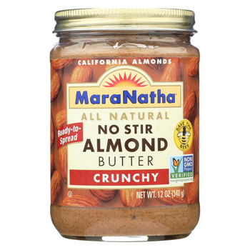 Maranatha Natural Foods - Almd Btr Crunch No Stir - CS of 6-12 OZ Maranatha Natural Foods - Almd Btr Crunch No Stir - CS of 6-12 OZ
