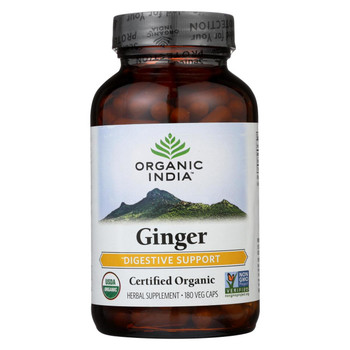 Organic India Vitamins - Ginger - 180 VCAP