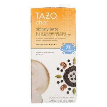 Tazo Tea Concentrate - Chai Latte - Case of 6 - 32 fl oz Tazo Tea Concentrate - Chai Latte - Case of 6 - 32 fl oz