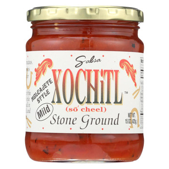 Xochitl Salsa - Stone Ground - Mild - Case of 6 - 15 oz Xochitl Salsa - Stone Ground - Mild - Case of 6 - 15 oz