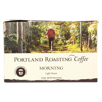 Portland Roasting Cup - Coffee - Morning Blend - Single Serve - Case of 6 - 12 count