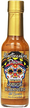 Heartbreaking Dawn Hot Sauce - Mango Habanero - Case of 12 - 5 oz