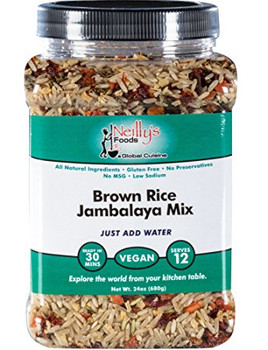 Neilly's Mix - Brown Rice Jambalya Rice - Case of 6 - 24 oz