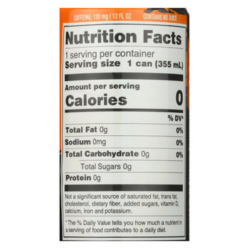 Zevia Zero Calorie Energy Drink - Mango/Ginger - Case of 12 - 12 fl oz Zevia Zero Calorie Energy Drink - Mango/Ginger - Case of 12 - 12 fl oz